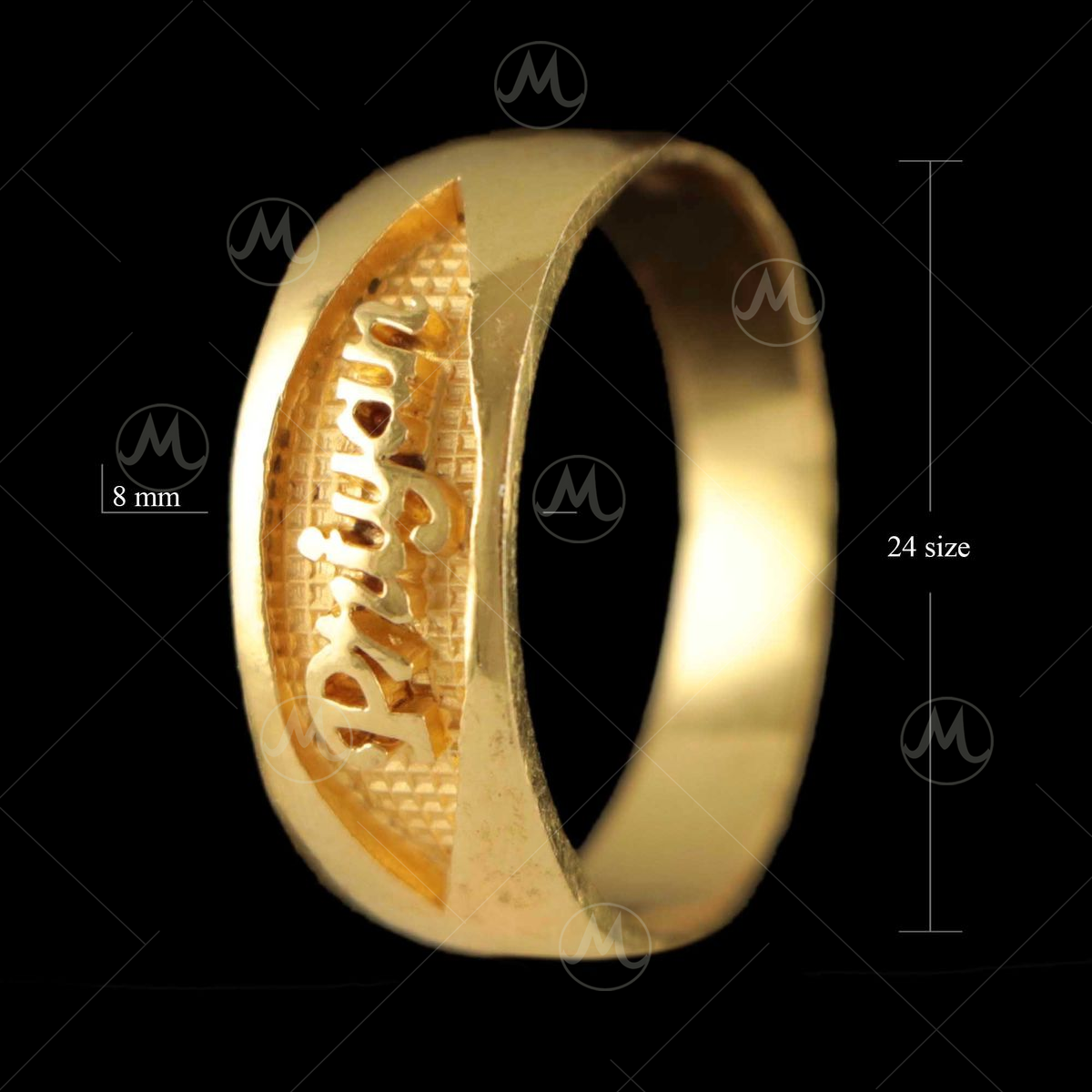 Simple Gold Silver mama Ring Fashion Jewelry for Mom Mother's Day Gift Size  5-10 | eBay