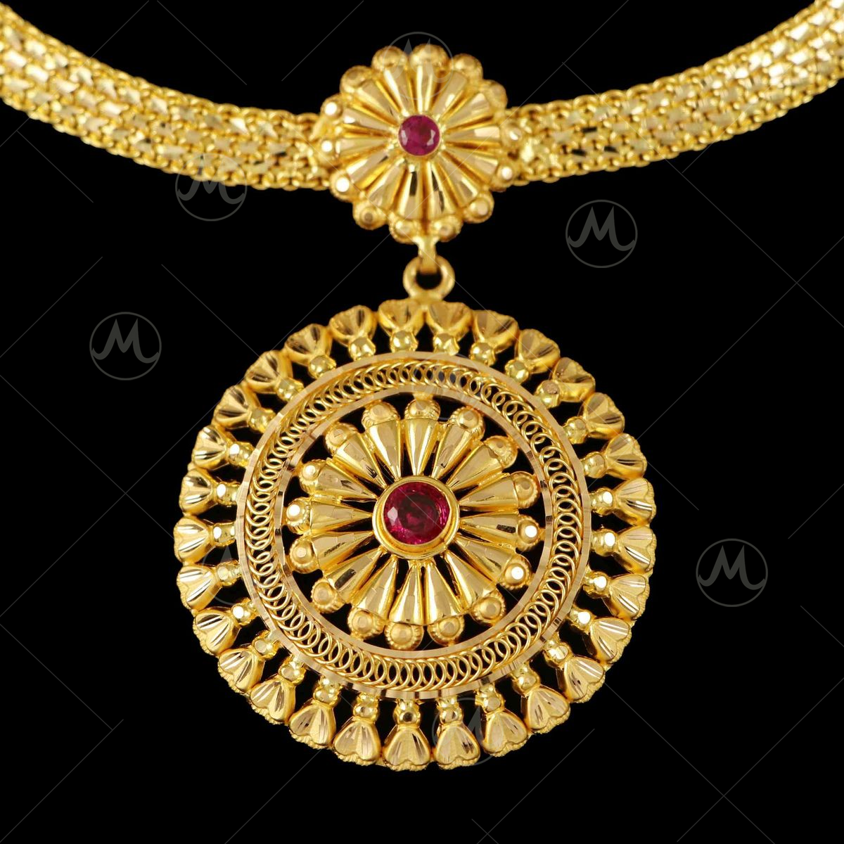 Traditional gold sale attigai designs