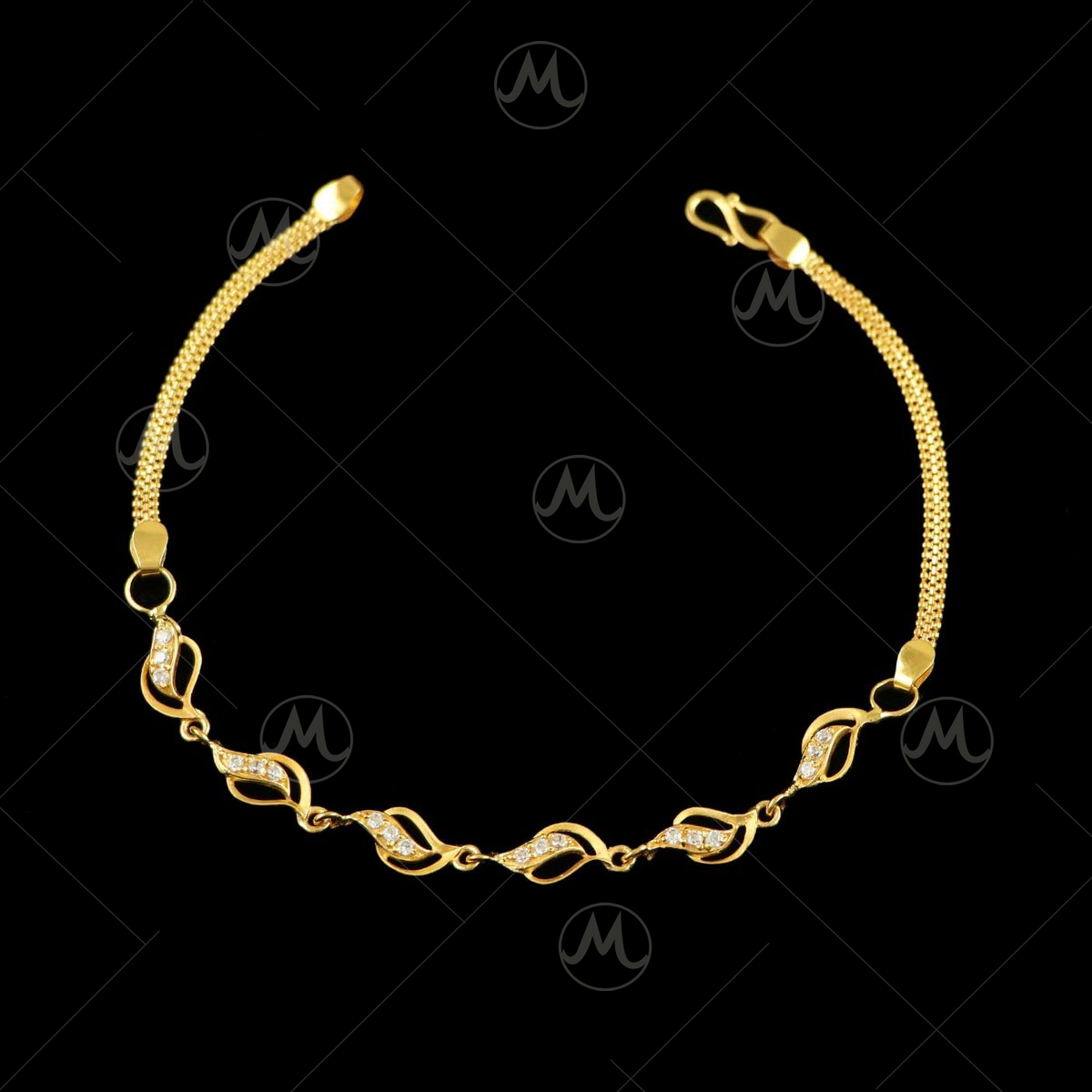 2 gm gold bracelet