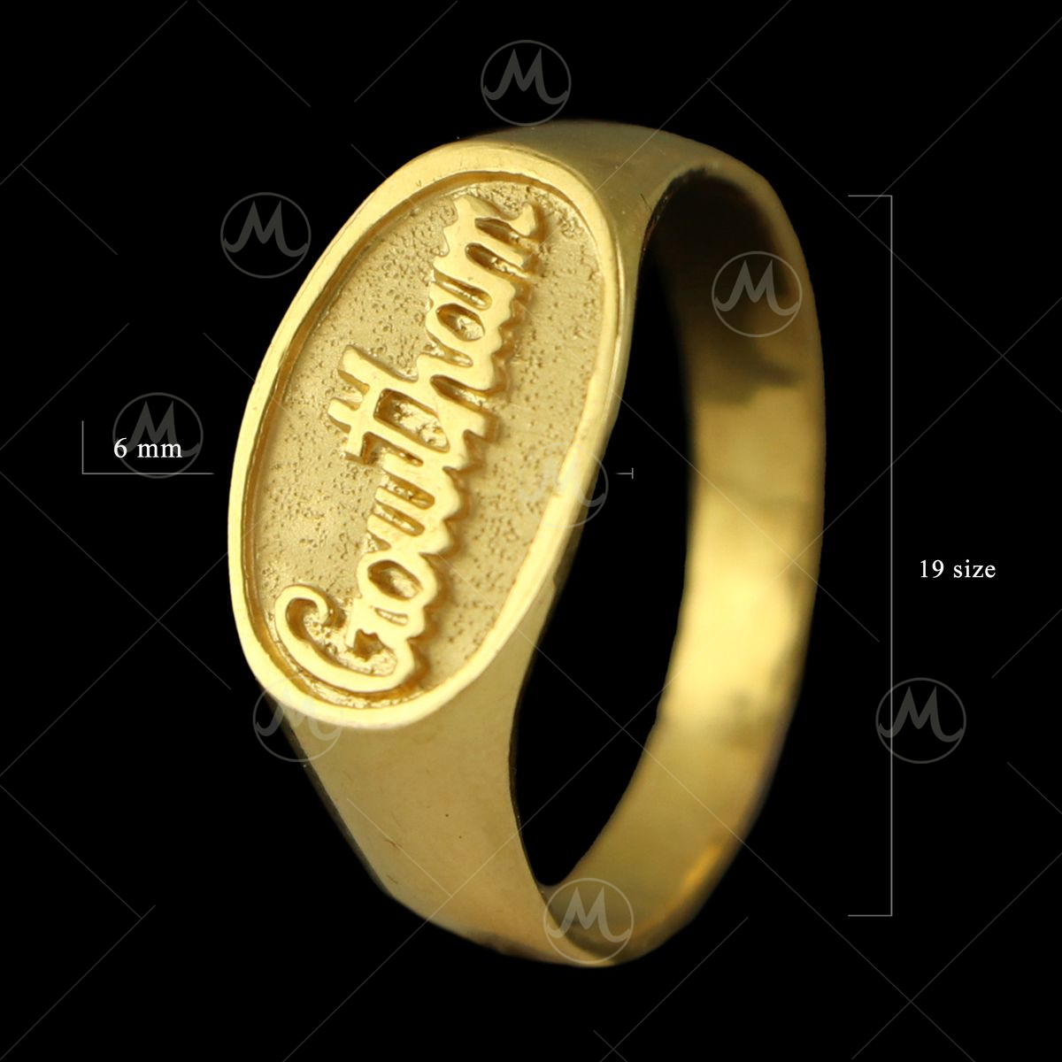 Personalized Gold Wedding Ring | Engagement Rings Couple