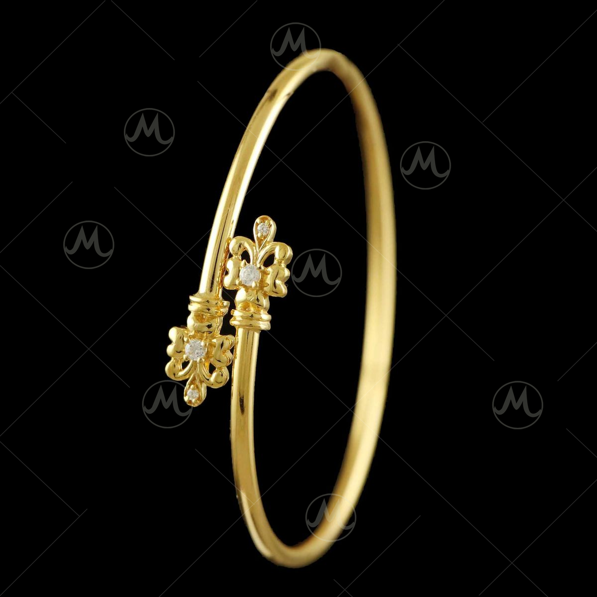 Casting on sale gold bangles