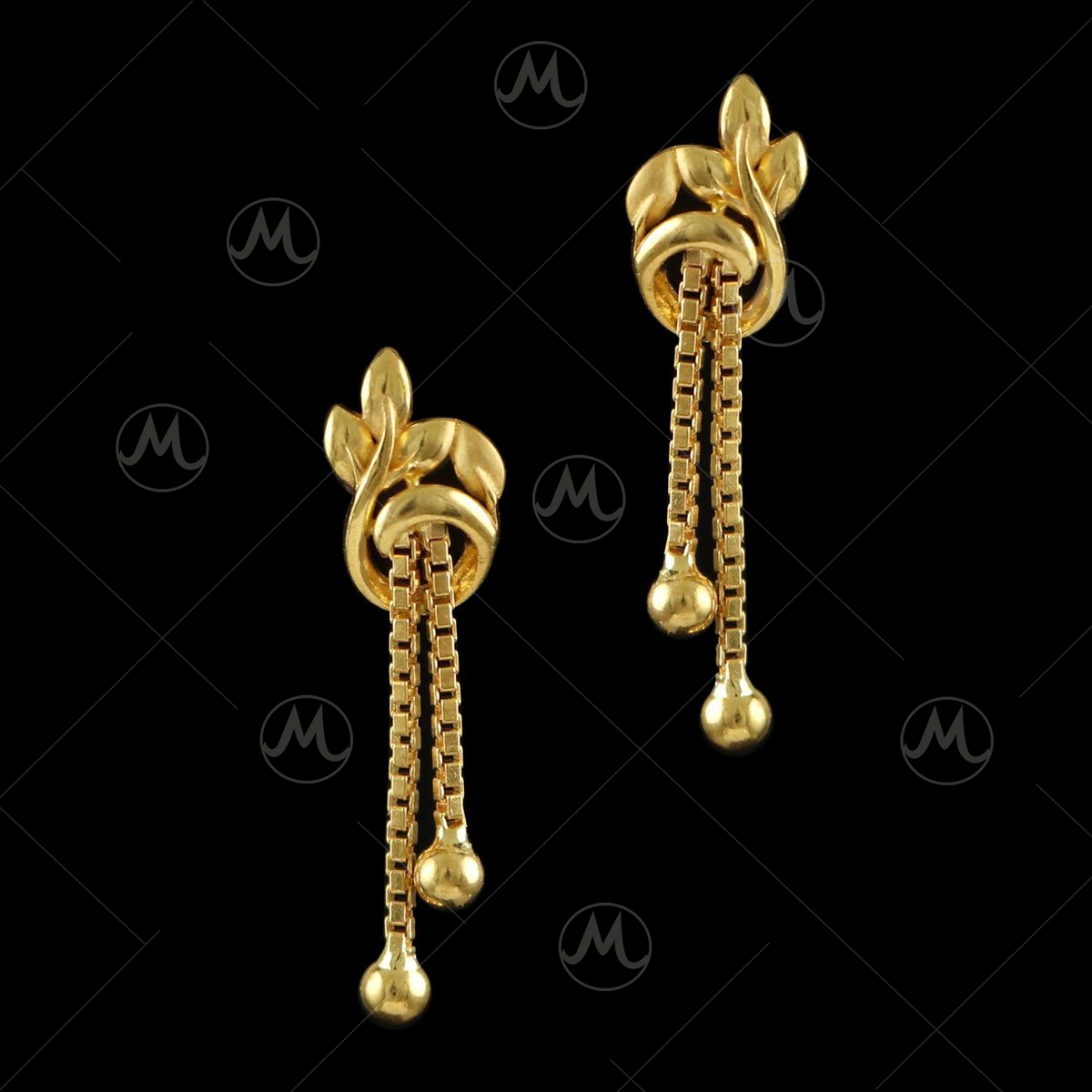 Dreamy Gold Women Fancy Rope Chain Drop Earring