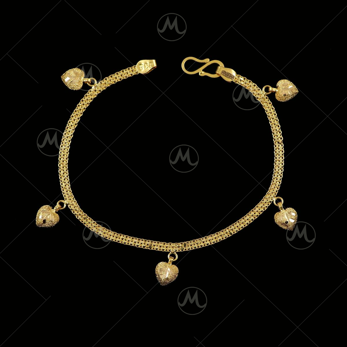 Buy Kollam Supreme Gold Plated Mango Charms Hanging Bracelet for Girls at  Amazon.in