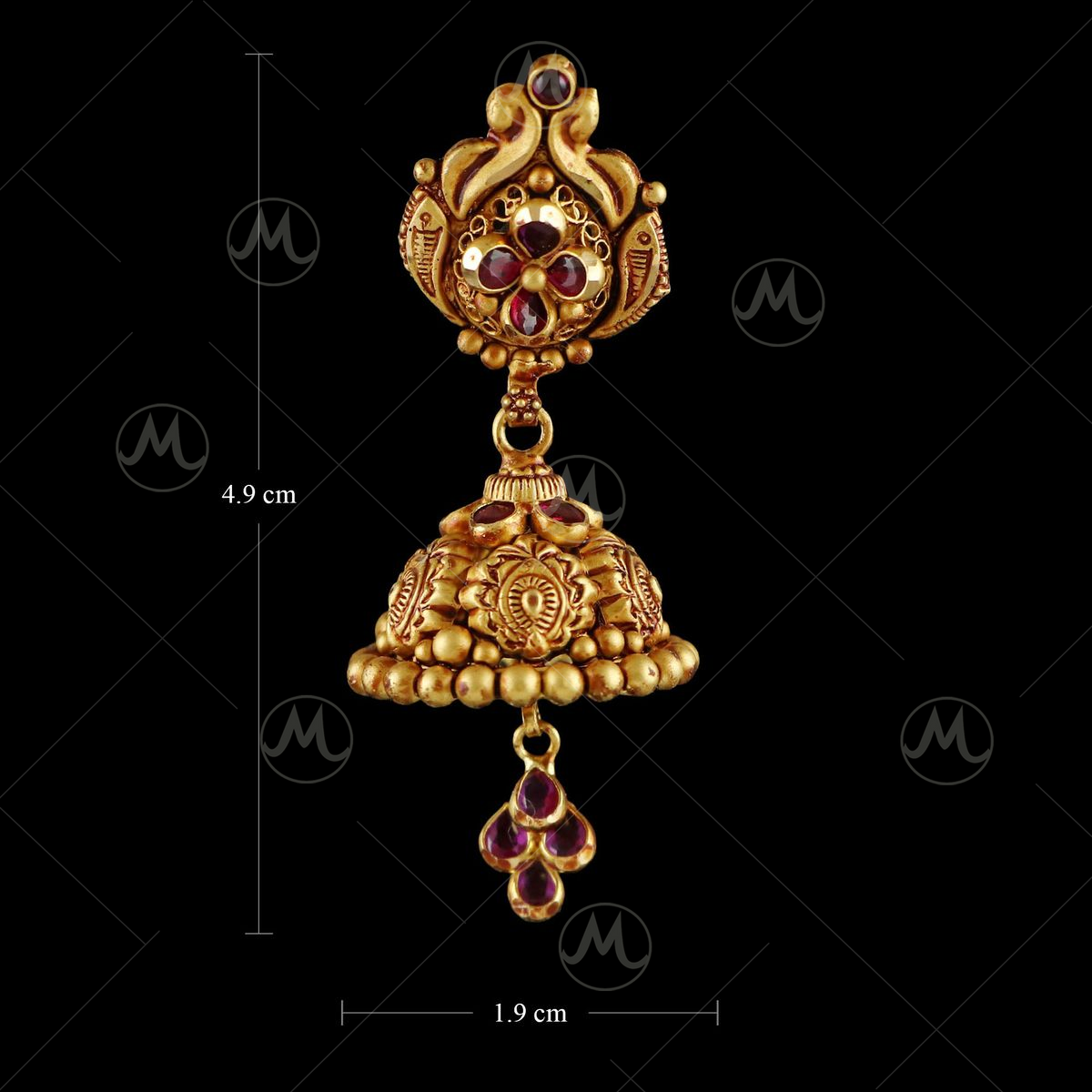 RadhaKrishan Antique Earring-E294 - Aishi Jewellery - Buy Fashion &  Imitation Jewels Online