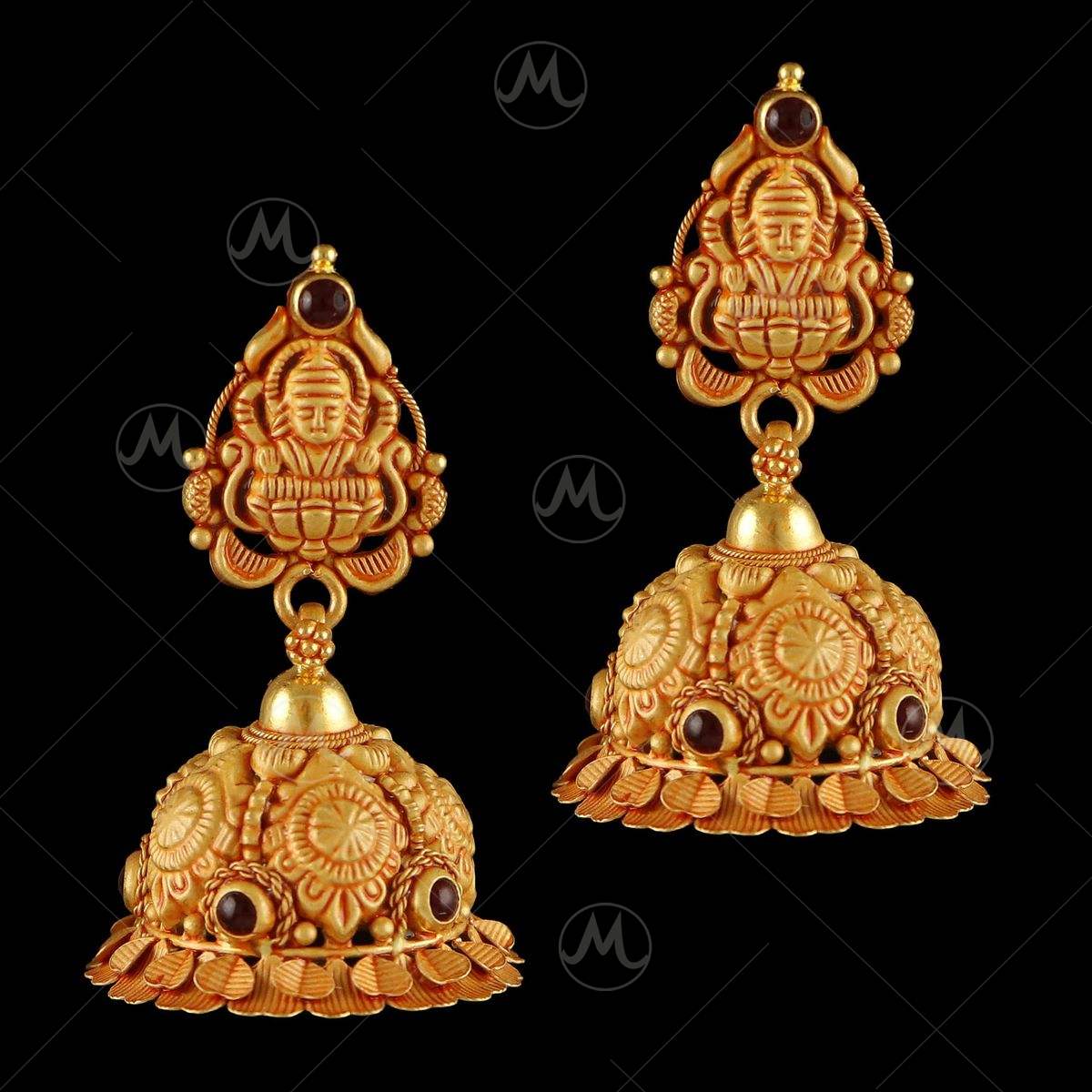 Buy Kerala Wedding Jimikki Kammal Jhumka Design Gold Earrings