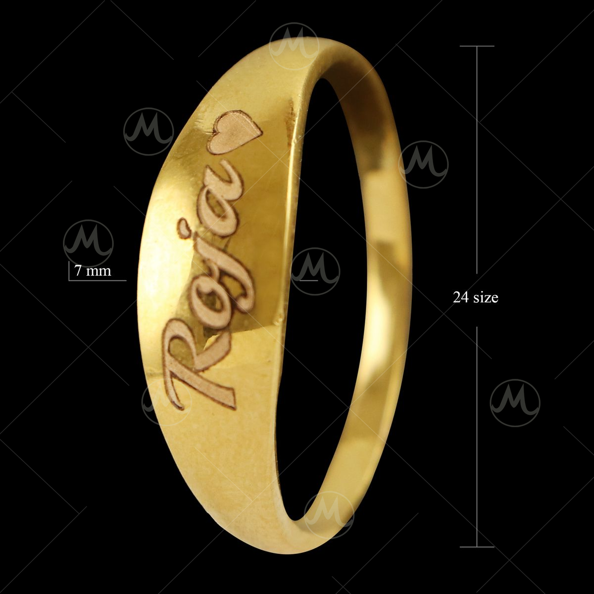 Name rings for couples on sale online