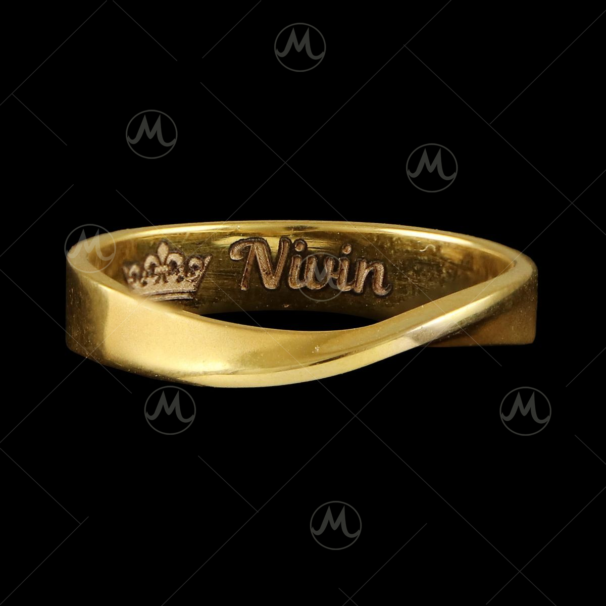 Buy Personalized Handwriting Ring,actual Handwriting Band Ring,anniversary  Gift,wedding Band,unisex Ring,actual Handwriting Ring Custom,rings Online  in India - Etsy