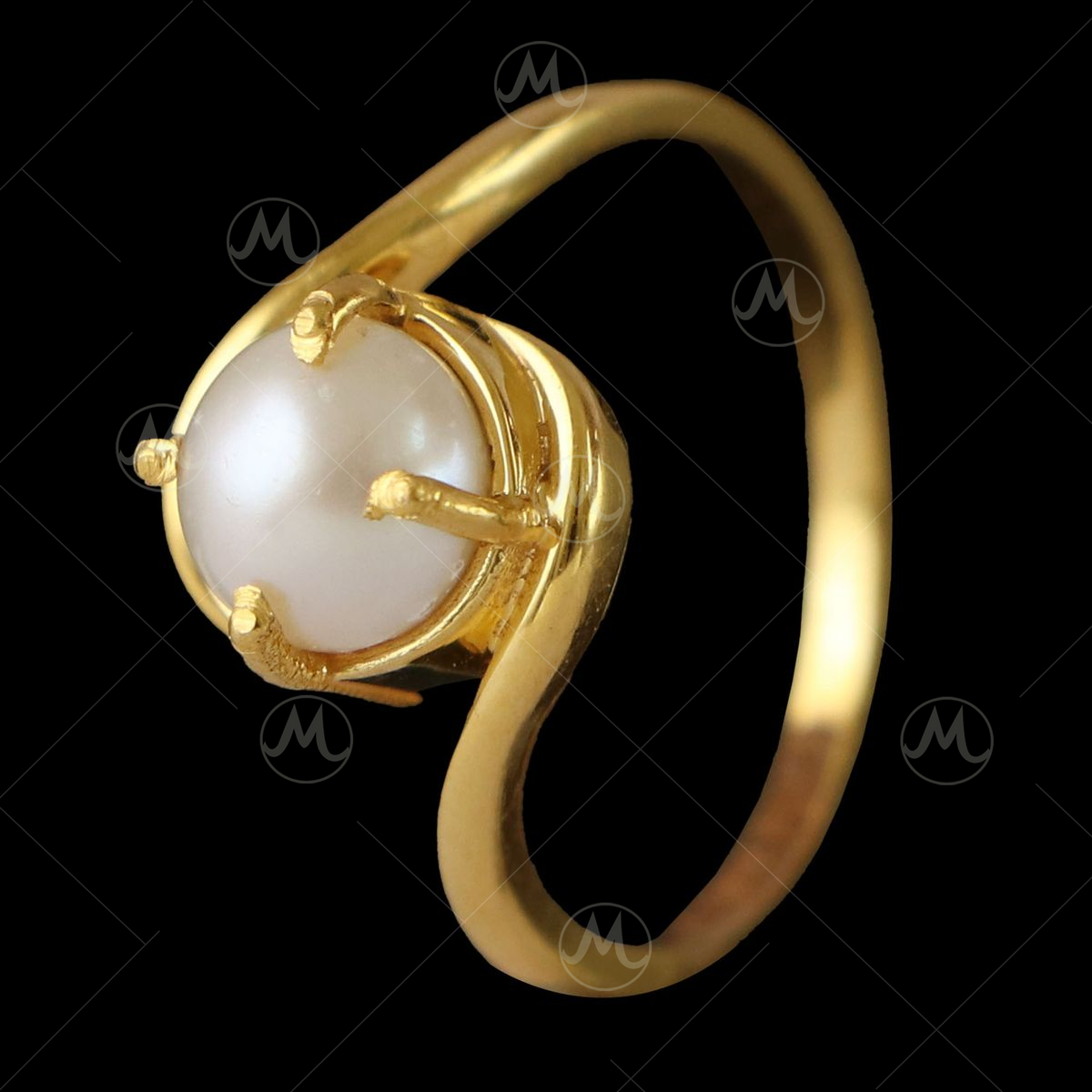 Senroar 8.5 Carat Pearl Ring Natural Gemstone Moti Ring Brass Pearl Ring  Price in India - Buy Senroar 8.5 Carat Pearl Ring Natural Gemstone Moti Ring  Brass Pearl Ring Online at Best