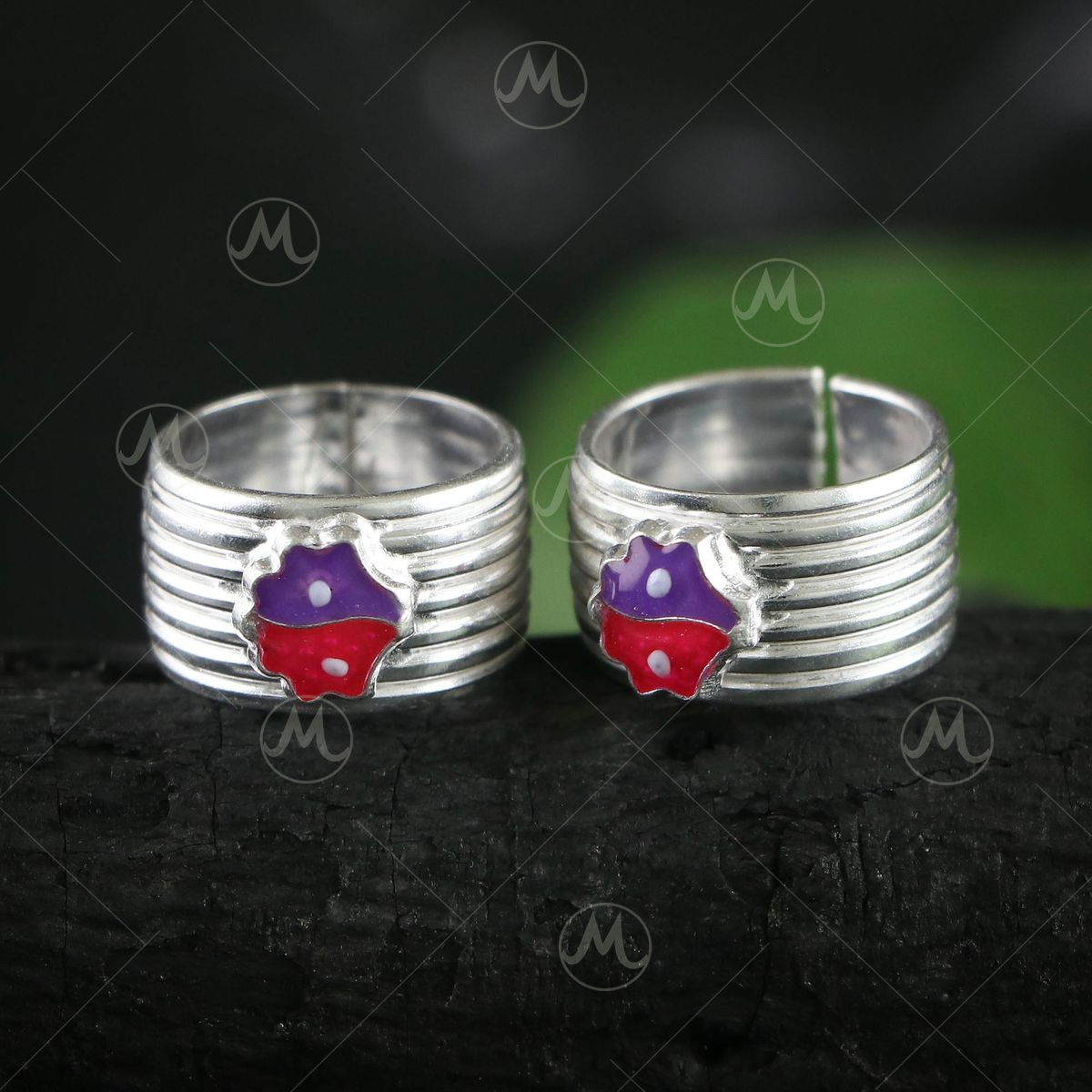 Buy Shaya 92.5 Sterling Silver Toe-rings for Women (Set of 2) Online At  Best Price @ Tata CLiQ